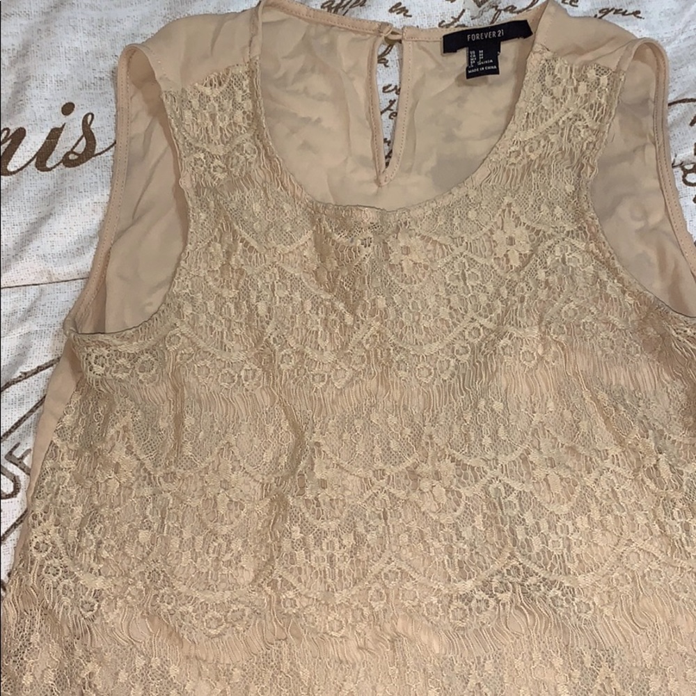 Sheer Nude Blouse